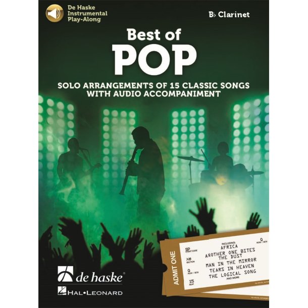 Best of Pop - Clarinet : Solo Arrangements of 15 Classic Songs with Audio Accompaniment