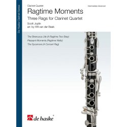 Ragtime Moments : Three Rags for Clarinet Quartet