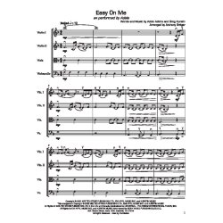 Easy On Me : as performed by Adele