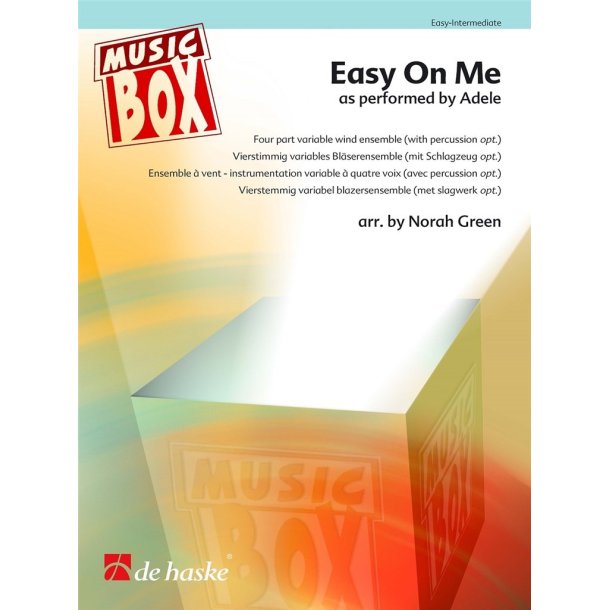 Easy On Me : as performed by Adele