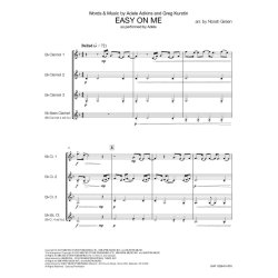 Easy On Me : as performed by Adele