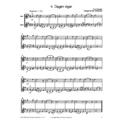 Folk Music for Violin Duo  Vol. 1 : 12 International Folk Tunes