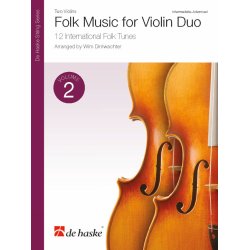Folk Music for Violin Duo  Vol. 2 : 12 International Folk Tunes