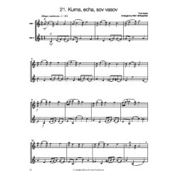 Folk Music for Violin Duo  Vol. 2 : 12 International Folk Tunes