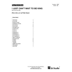 I Just Can't Wait To Be King : from The Lion King