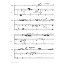 Chanson pour Lucie : for Alto Saxophone and Piano