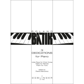 3 Dedications For Piano