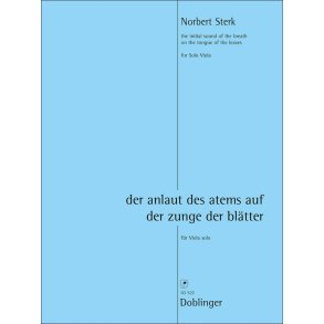 Der Anlaut des Atems Auf der Zunge der Blätter