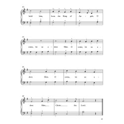 A Treasury of Christmas Songs for Solo Piano : For Beginner and Intermediate Level