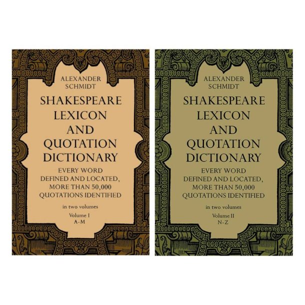 Shakespeare Lexicon - 2 Volume Set