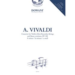 Concerto a-minor RV 108 : for Treble (Alto) Recorder, Strings and BC