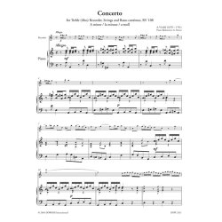 Concerto a-minor RV 108 : for Treble (Alto) Recorder, Strings and BC
