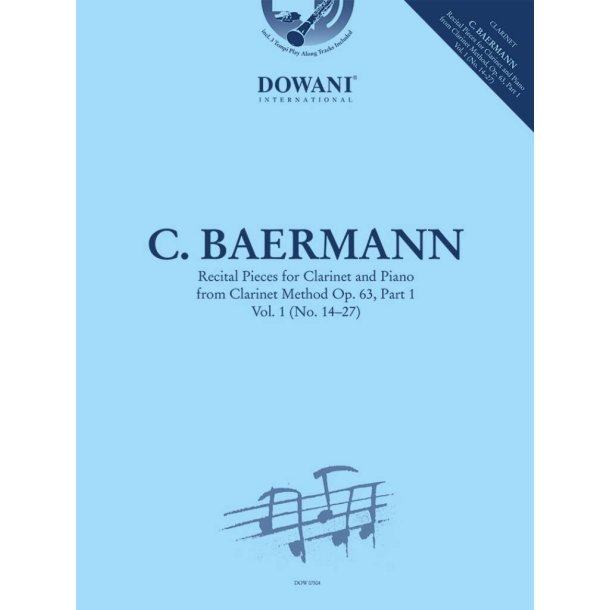 Study for Clarinet in Bb and Piano Op. 63 - Part 1 : No. 14-27