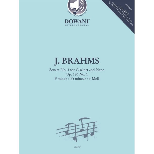 Sonata No. 1 for Clarinet and Piano : Op. 120 No. 1 F minor / Fa mineur / f-Moll
