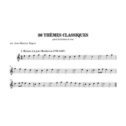 30 Th&egrave;mes classiques 30 Classical Themes