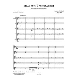 Belle nuit, &ocirc; nuit d'amour
