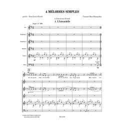 4 M&eacute;lodies simples