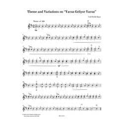 Theme and Variations on 'Yavuz Geliyor Yavuz'