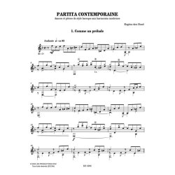 Partita contemporaine