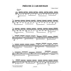 Pr&eacute;lude &agrave; l'air roumain