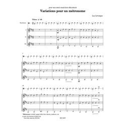 Variations pour un mtronome