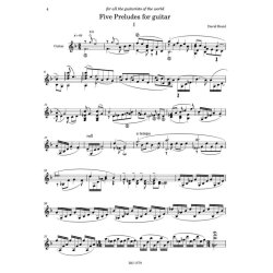 Five Preludes for guitar