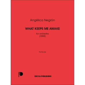 What Keeps Me Awake : for orchestra (2008)