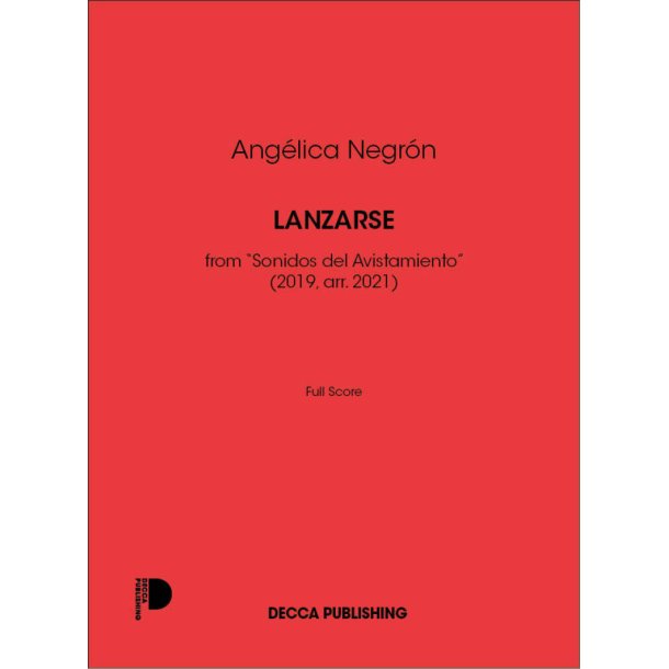 Lanzarse : from "Sonidos del Avistamiento" (2019, arr. 2021)