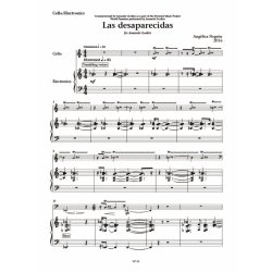 Las desaparecidas : for cello and electronics (2016)