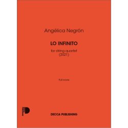 Lo infinito : for string quartet (2021)