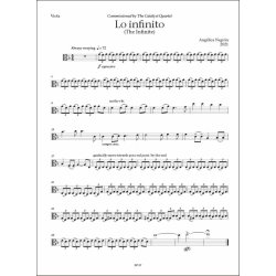 Lo infinito : for string quartet (2021)