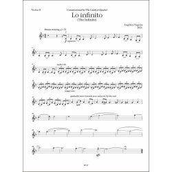 Lo infinito : for string quartet (2021)
