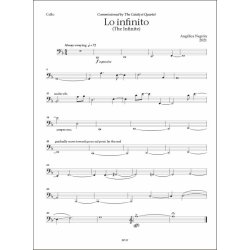 Lo infinito : for string quartet (2021)