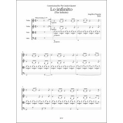 Lo infinito : for string quartet (2021)