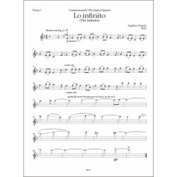 Lo infinito : for string quartet (2021)
