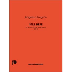 Still here : for tenor sax, harp & electronics (2016)