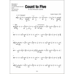 Count to five : for percussion quartet (2009)