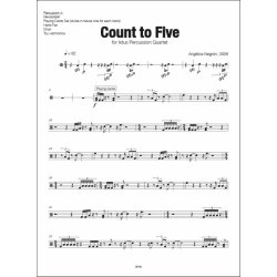 Count to five : for percussion quartet (2009)