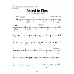 Count to five : for percussion quartet (2009)