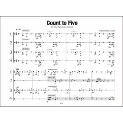 Count to five : for percussion quartet (2009)