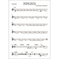 My peace i give you : for chorus,cello, and organ (2024)