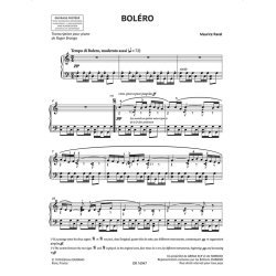 Bol&eacute;ro pour piano