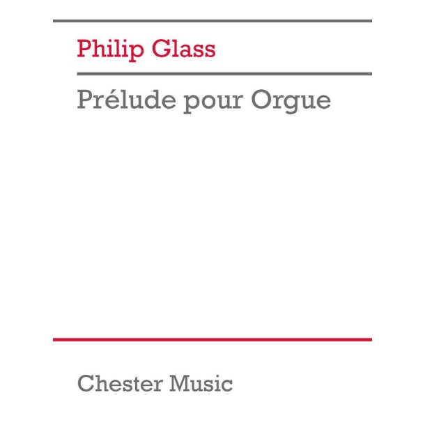 Pr&eacute;lude pour Orgue