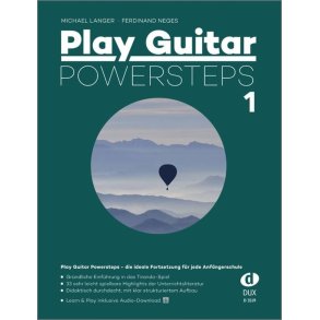Play Guitar Powersteps 1 : Die ideale Fortsetzung für jede Anfängerschule