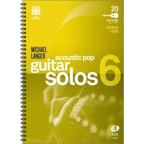 Acoustic Pop Guitar Solos 6 : Noten & TAB