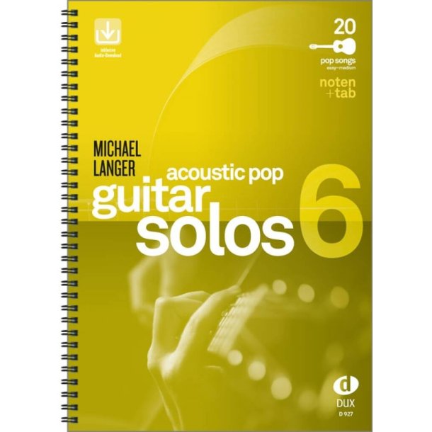 Acoustic Pop Guitar Solos 6 : Noten & TAB