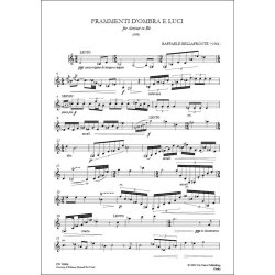 Frammenti d'ombra e luci, for Bb Clarinet