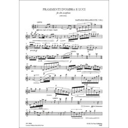 Frammenti d'ombra e luci, for Alto Saxophone