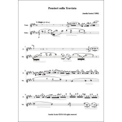 Pensieri sulla Traviata, for Flute and violin