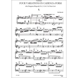 Four Variations in Cadenza : Form after Hungarian Rhapsody No.2